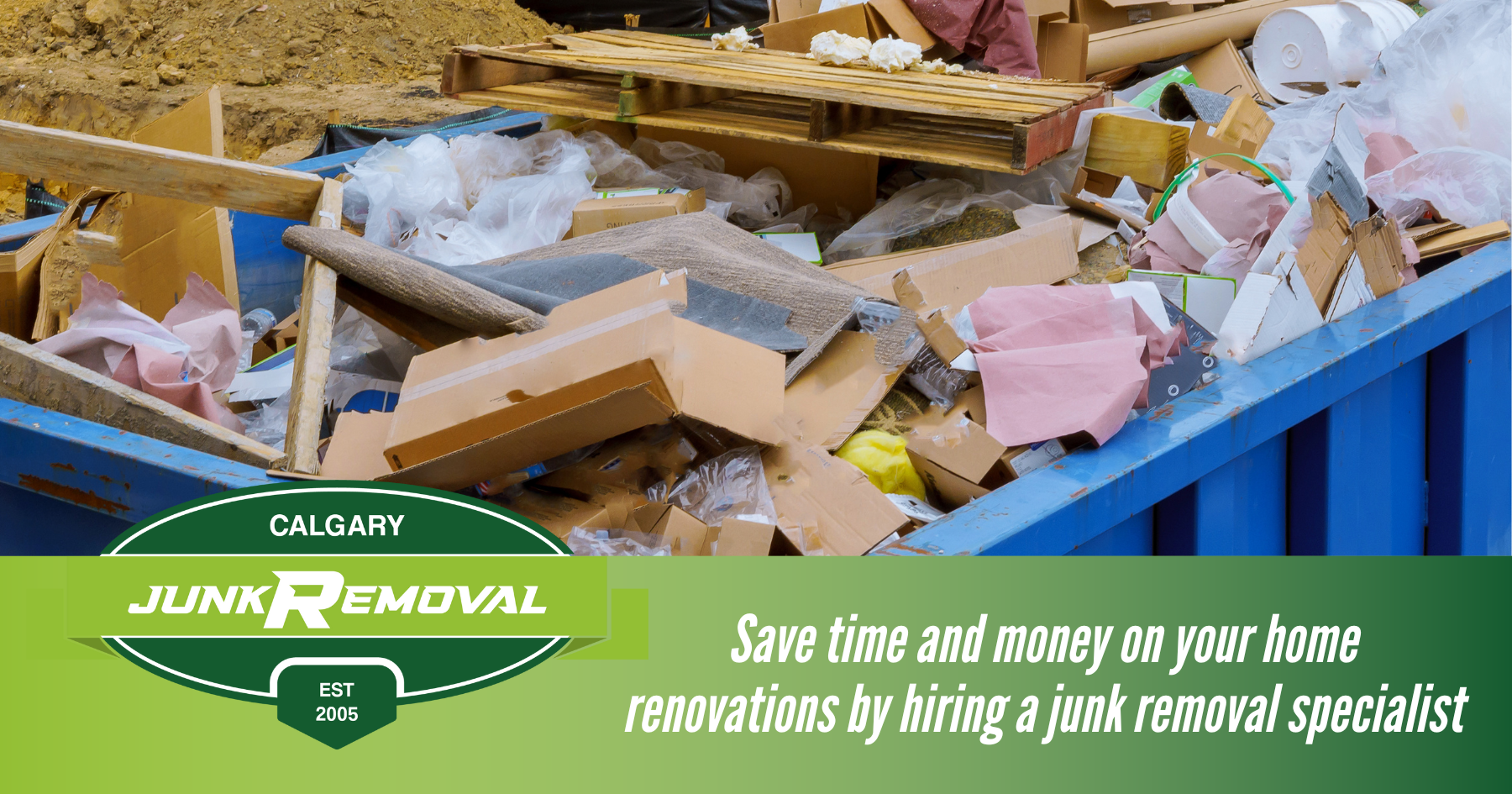 Save time and money on your home renovations by hiring a junk removal specialist