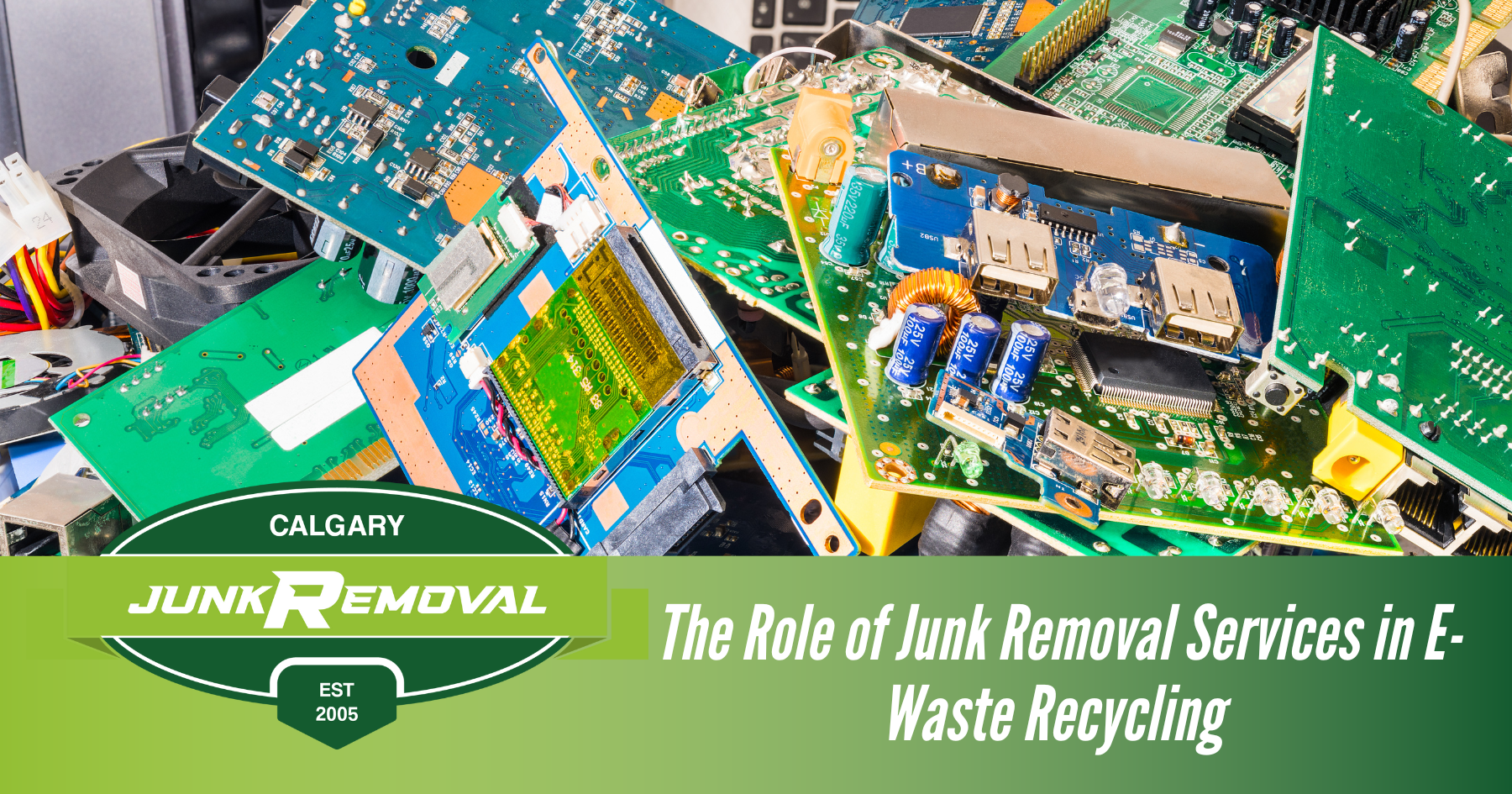 The Role of Junk Removal Services in E-Waste Recycling 